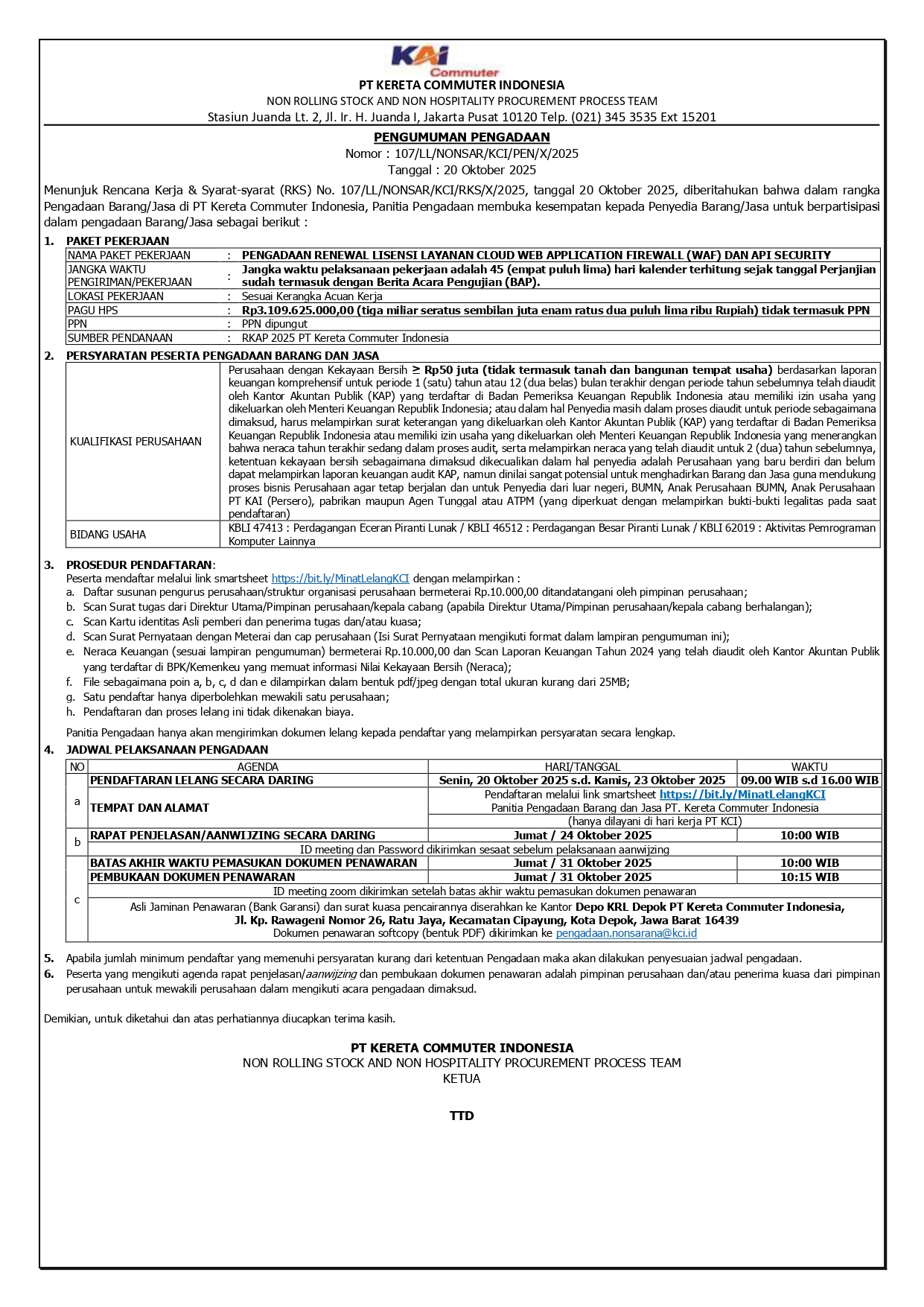 2 pengumuman 107 pengadaan renewal lisensi layanan cloud waf dan api security page 0001